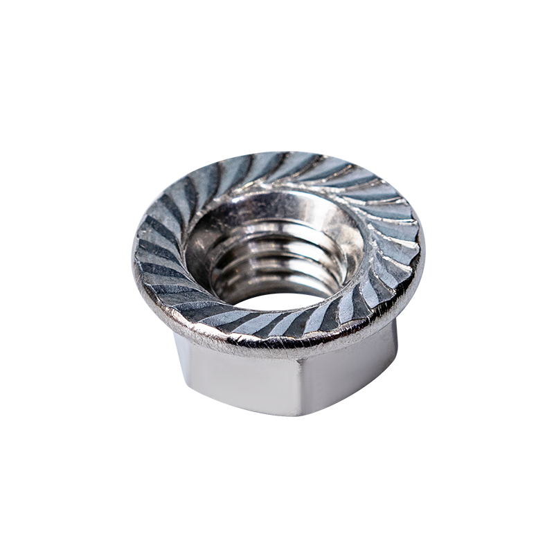 SS304 DIN6923 M8 Hexagon شفة المكسرات